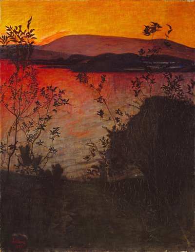Resplandor Vespertino de Harald Oscar Sohlberg